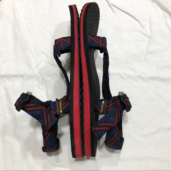 Columbia Mens Red River Printed Sandals Sz 12 - Picture 4 of 5